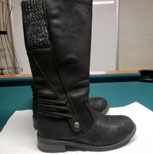 Baretraps Tori Tall Black Boots Girls 3